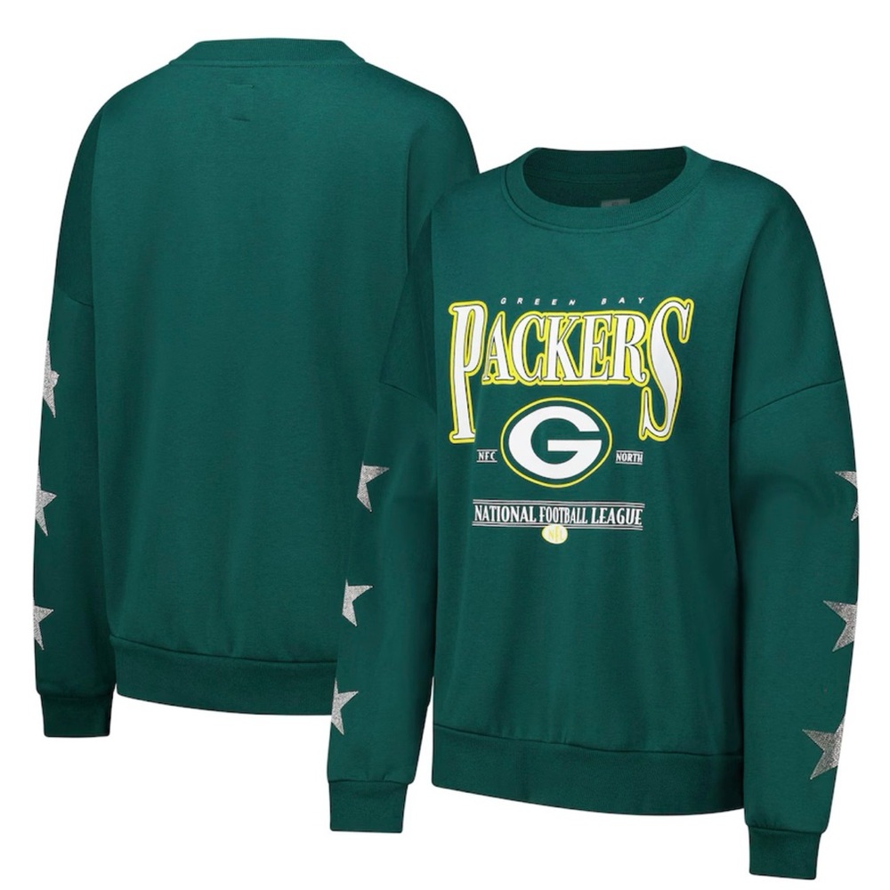 Women's Gameday Couture Green Bay Packers Rhinestone Star